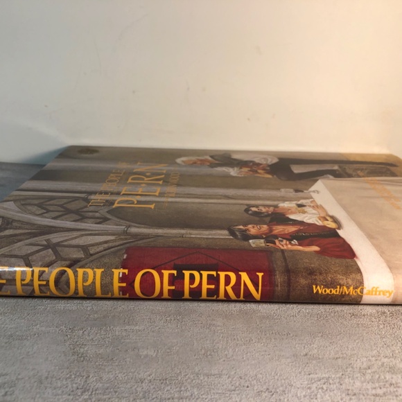 The People Of Pern by Anne McCaffrey & Robin Wood -1988 - HC/DJ (BCE) - Picture 10 of 12